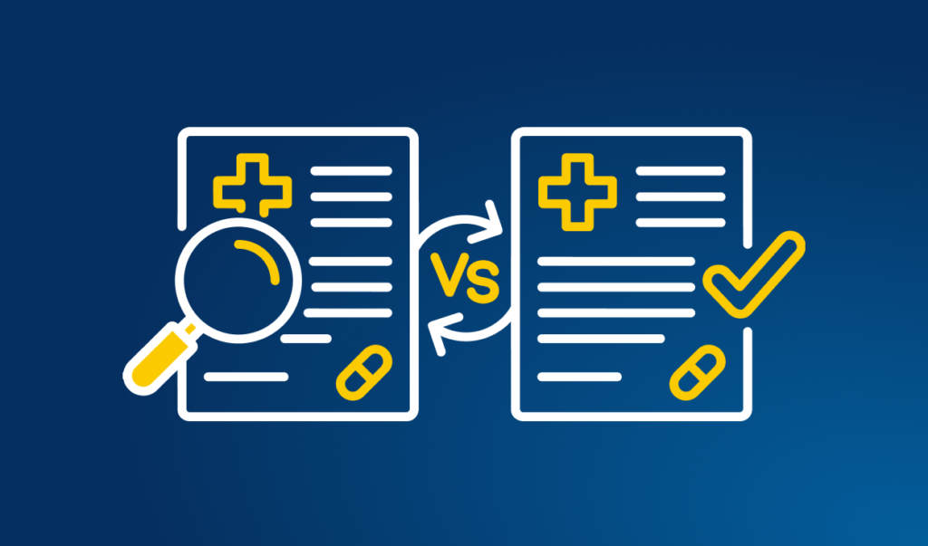 Comparison software to verify drug promotional material